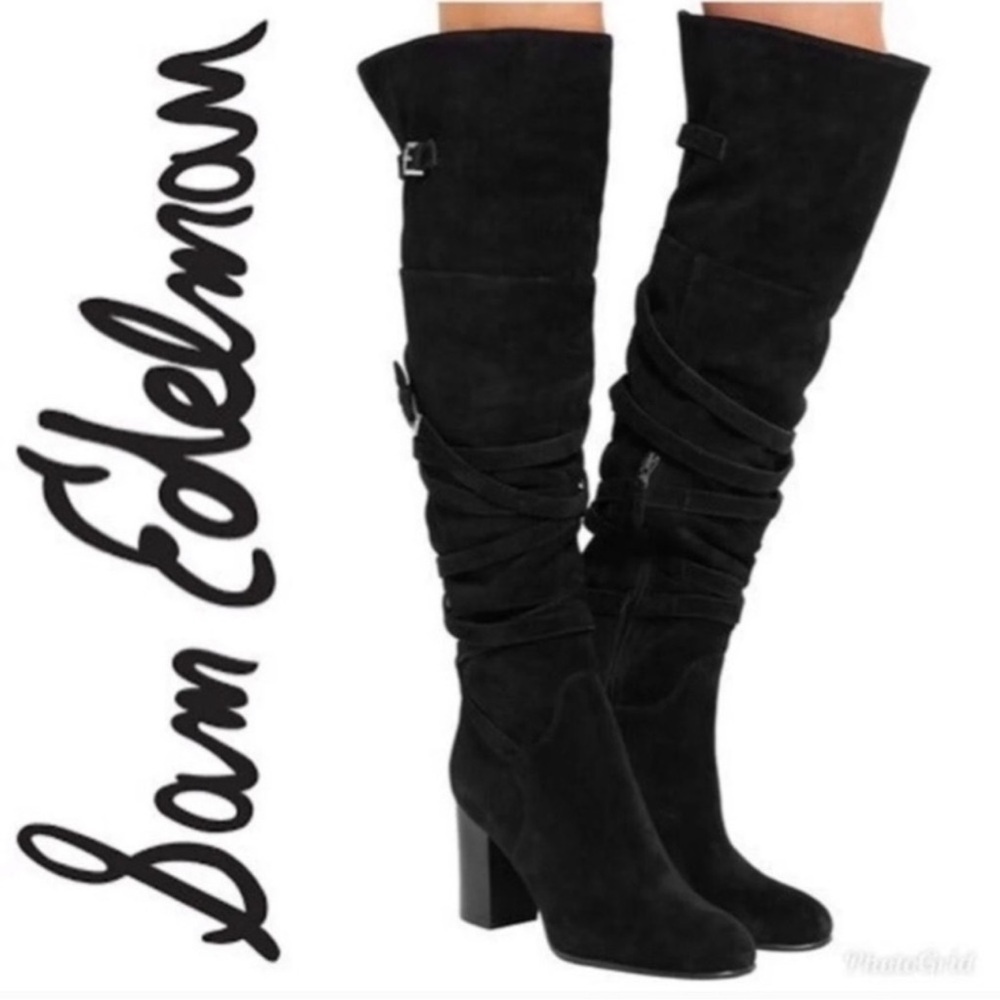 NEW! Sam Edelman Tall Sable Over The Knee Suede Boots - Size 9 🛵